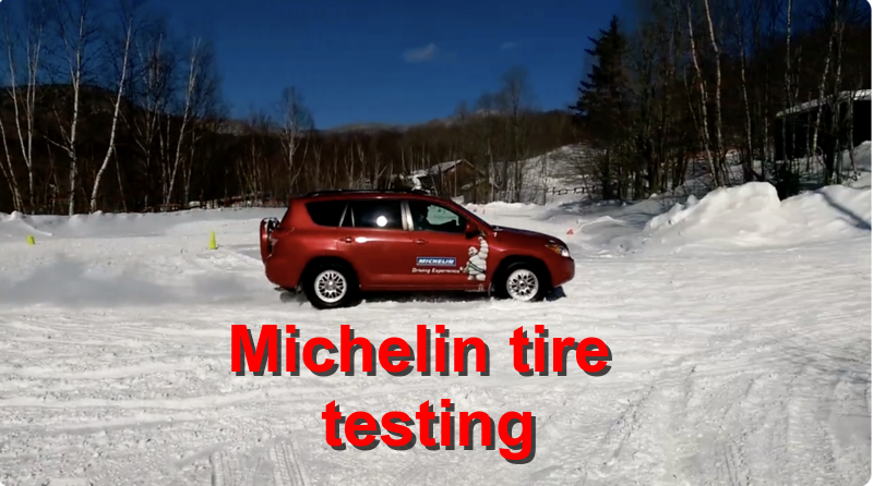 Michelin tire testing