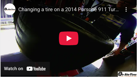 On Site Tires Porsche 911 Turbo Tire Changing